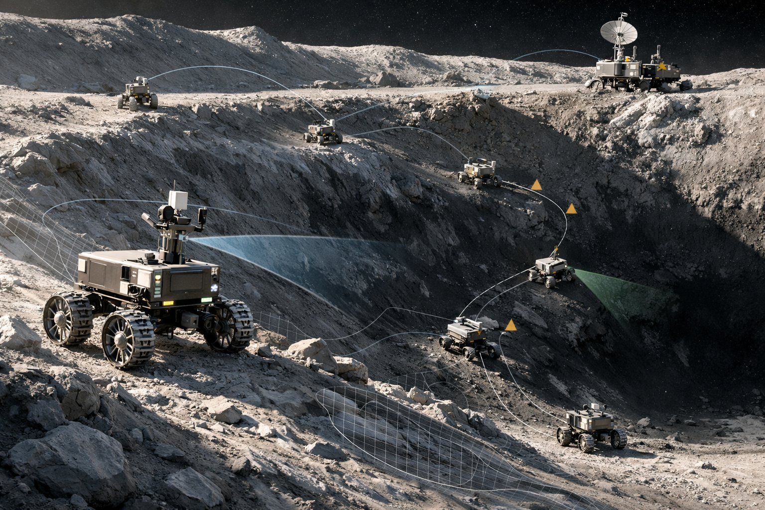 Concept image for TERPS lunar rover capstone project associated with NASA Goddard Space Flight Center