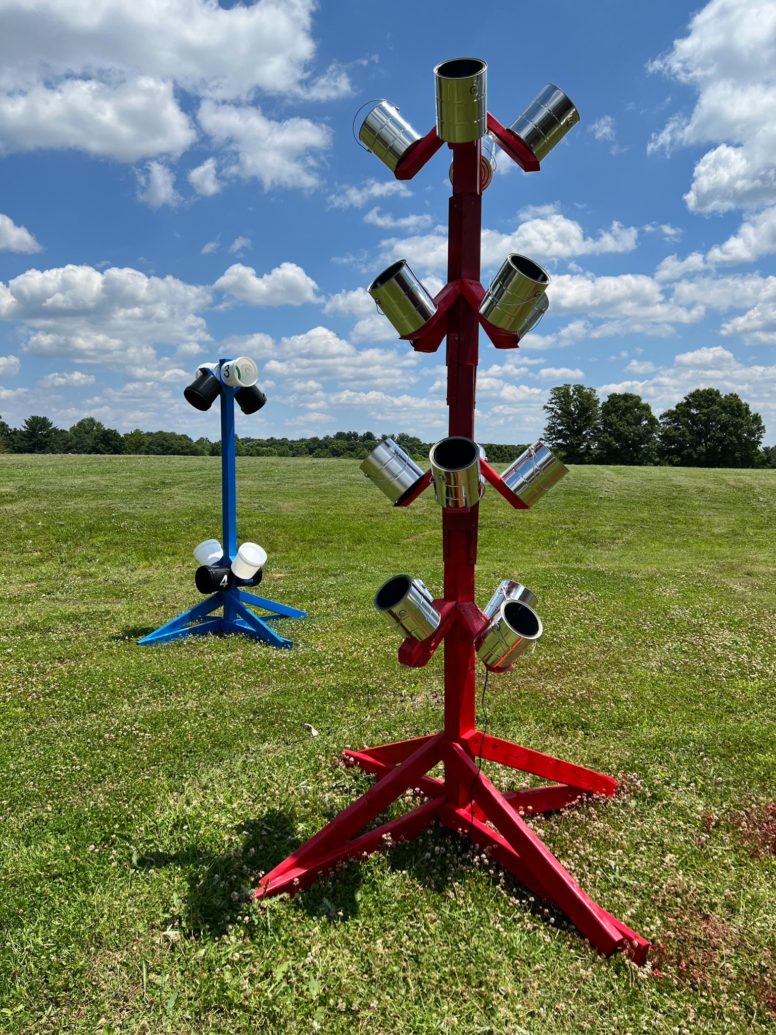 Wildfire aerial drone testing setup